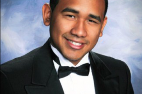 Mario Fernando Mayorga in his 2013 East Hampton High School yearbook photo