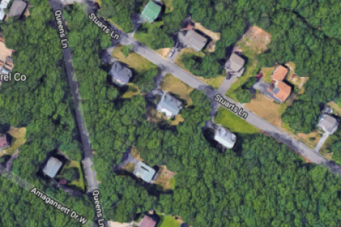 A 17-year-old was struck from behind as he walked on Queens Lane, near Stuart's Lane, in East Hampton on Tuesday evening.