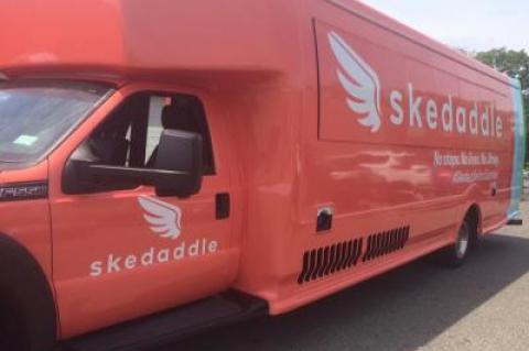 One new ride service on the scene is Skedaddle, a crowdsource app that allows users to create their own mass transit routes without being charged until everyone has paid. Skedaddle will offer free service this Saturday and Sunday to anyone who downloads its app.