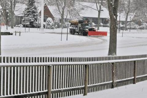 The road crews sanding, salting, and plowing in East Hampton Town and Village are bearing up under a very busy winter so far.