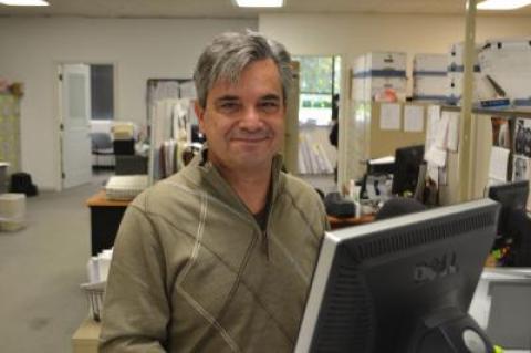 Tom Preiato, East Hampton Town's chief building inspector, in his office this month.