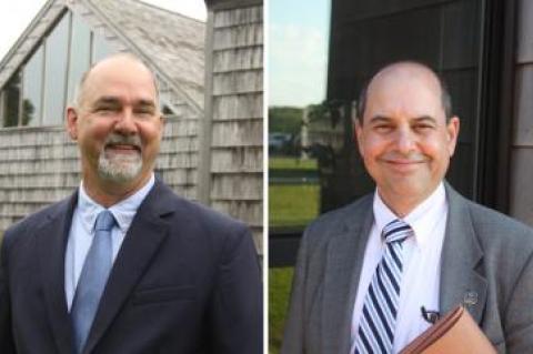 The Democratic candidate for East Hampton Town supervisor, Peter Van Scoyoc, and Manny Vilar, his Republican opponent, will meet at two political forums over the next few days.