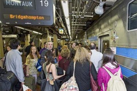 The Long Island Rail Road posted notices on Instagram and other social media sites on Thursday imploring Cannonball passengers to cut down on the baggage.