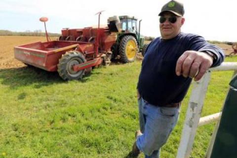 Peter Dankowski, a farmer in Wainscott, sold the development rights to his farmland, but developers still hunger for it. More in "Fighting Fake Farms" in this issue of East.