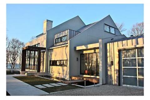 Conrad and Josie Goerl’s East Hampton house, a 13,800-square-foot model of green energy and custom design.