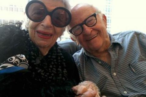 Iris Apfel and Albert Maysles