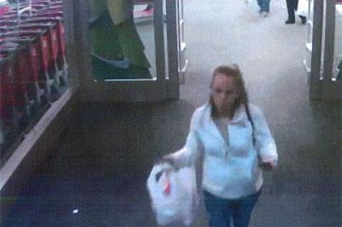 Police have asked for information on a woman who allegedly used a stolen credit card number at a Huntington Station Target on Nov. 25..