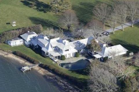 The community preservation fund in East Hampton has received boosts from big sales so far this year, like David Geffen's sale of several properties on West End Road, including this house formerly owned by Courtney Ross, for a total of $50 million in June.