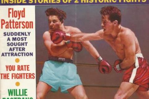 The story behind Rocky Graziano’s right cross to Tony Janiro’s jaw from one of their bouts in the early 1950s highlighted the October 1964 issue of Boxing Illustrated/Wrestling News magazine.